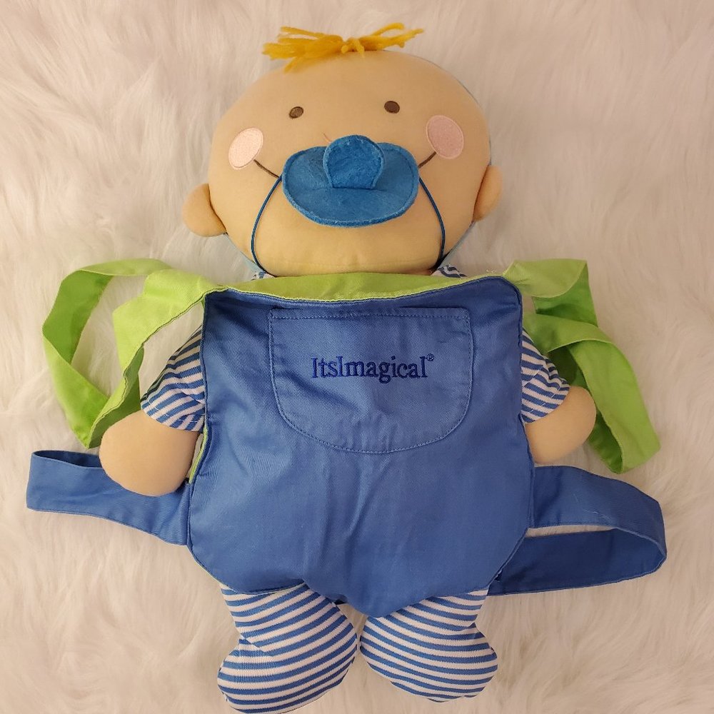 6Pcs - Imginarium Brand- Baby Doll with Carrier and Accessories
